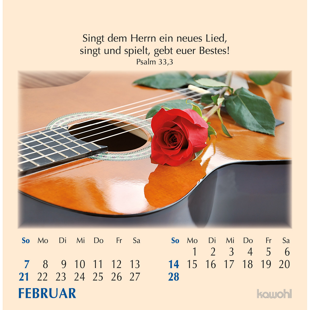 Postkartenkalender - Worte des Lebens 2027