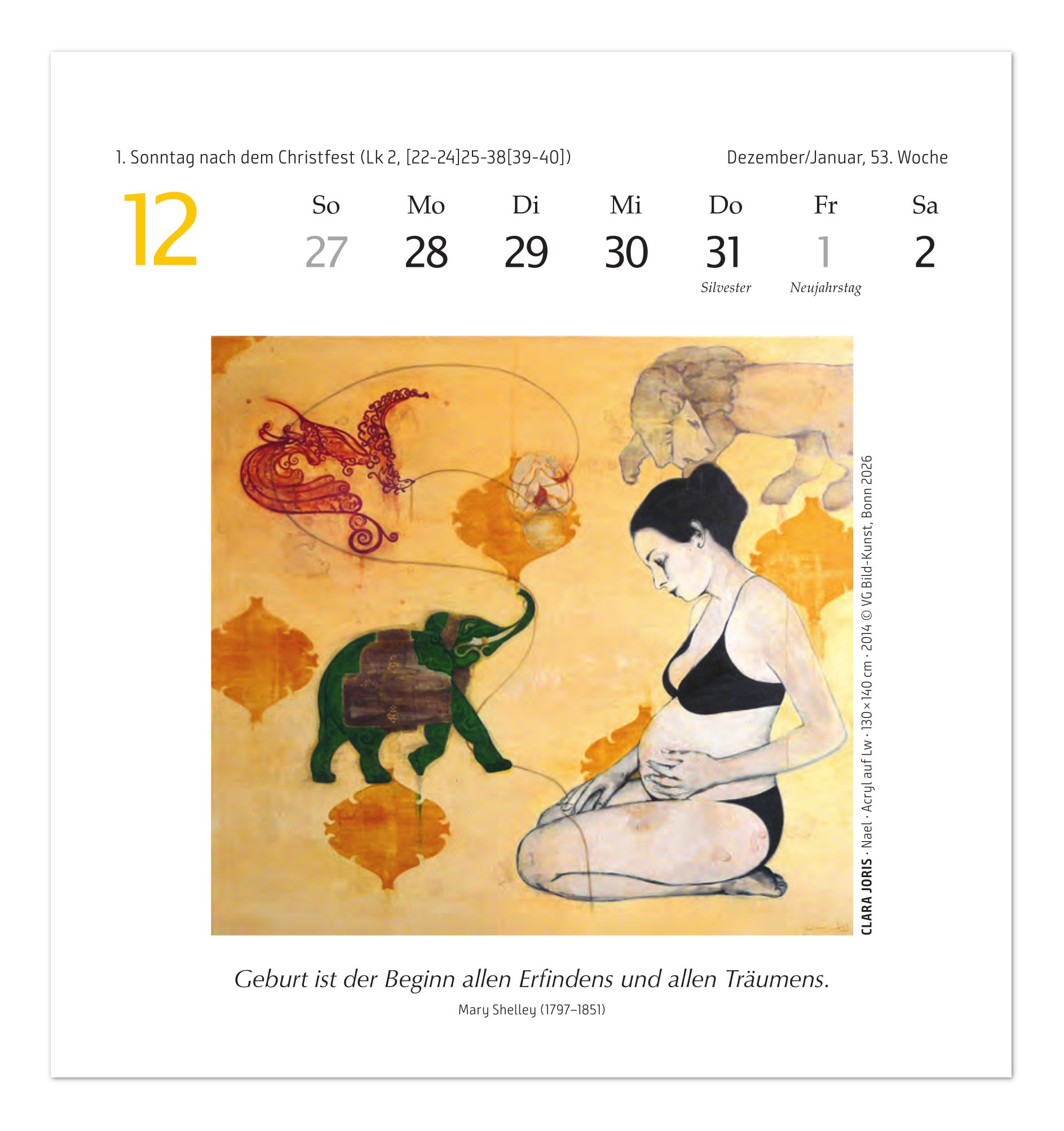 Kalender - Frauen-Kalender 2027