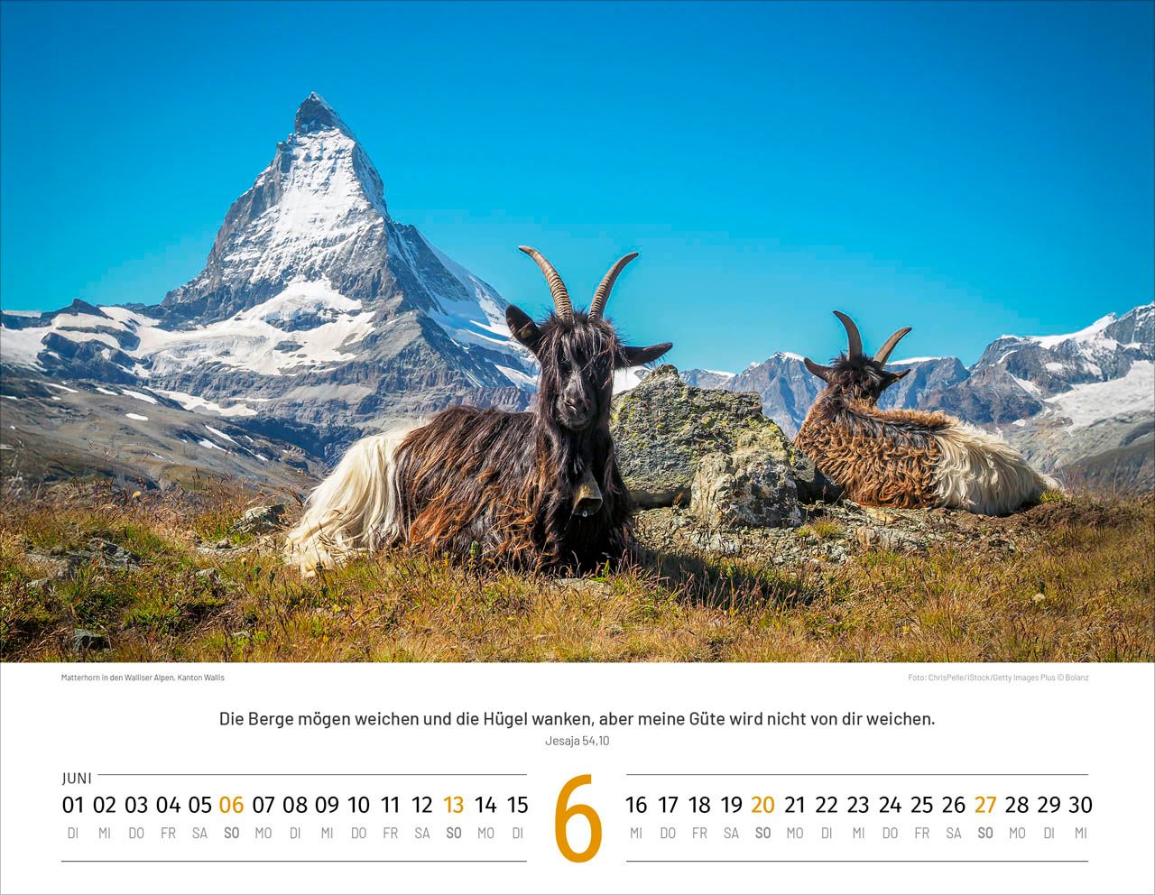 Wandkalender - Schweiz 2027 - deutsch