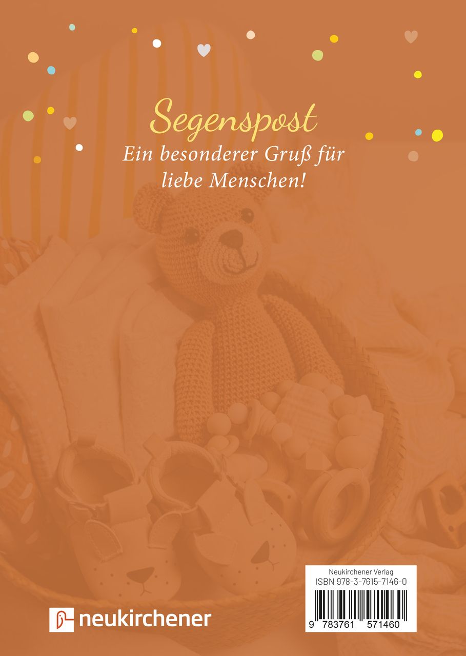 Grußheft - Segenspost zur Geburt