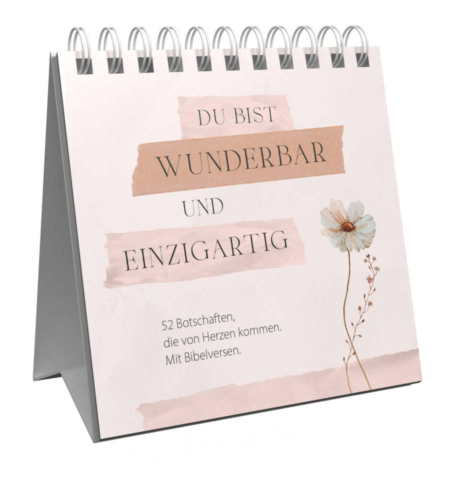 Aufstellbuch - Du bist wunderbar und einzigartig