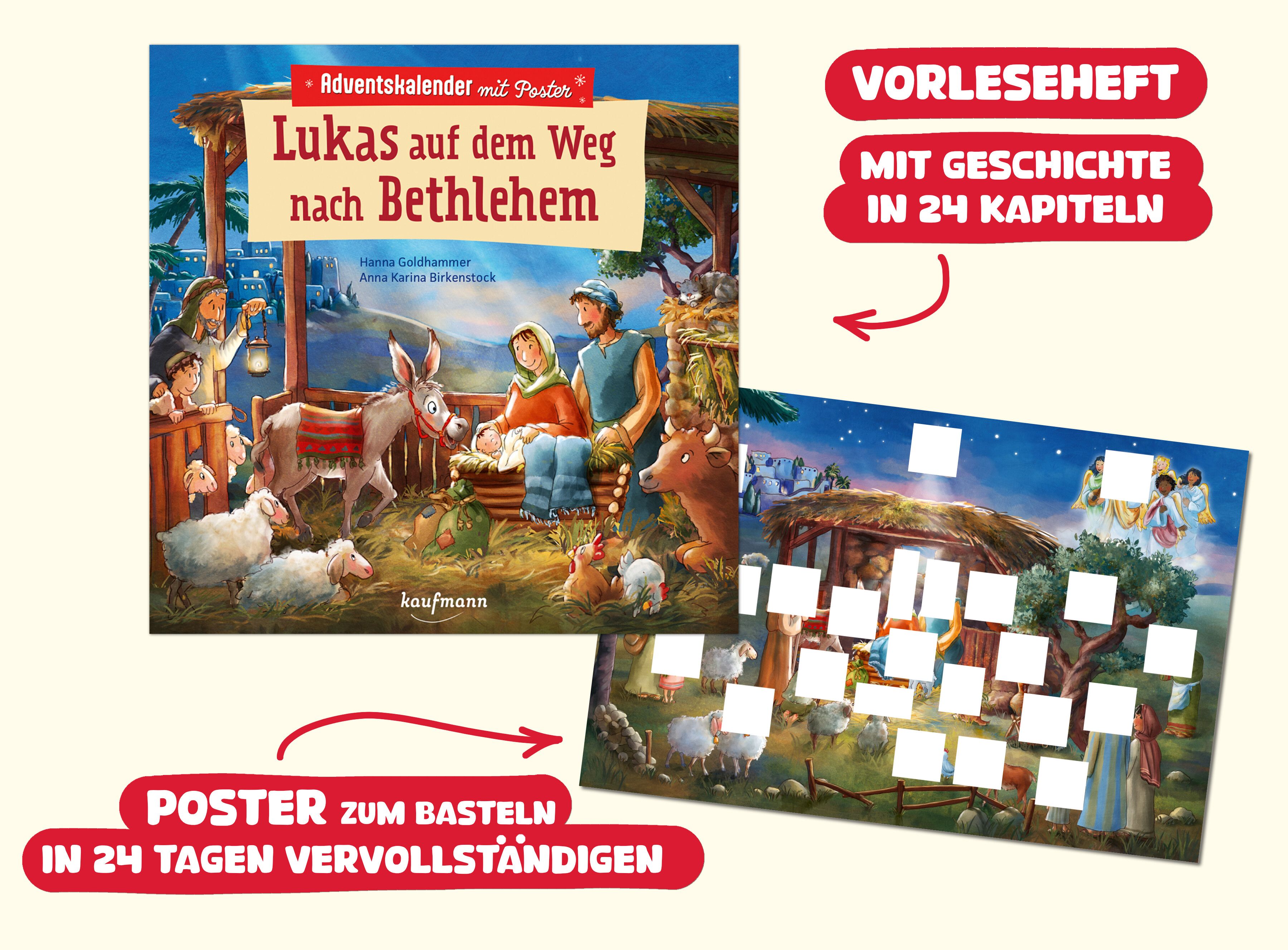 Adventskalender - Lukas auf dem Weg nach Bethlehem