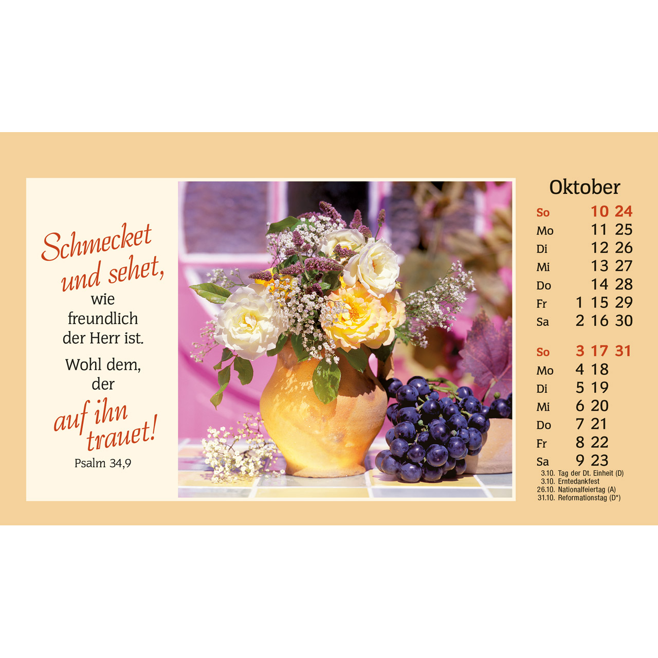 Aufstellkalender - Der kleine Begleiter 2027