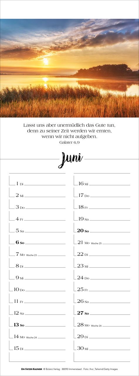Terminkalender - Denk dran 2027