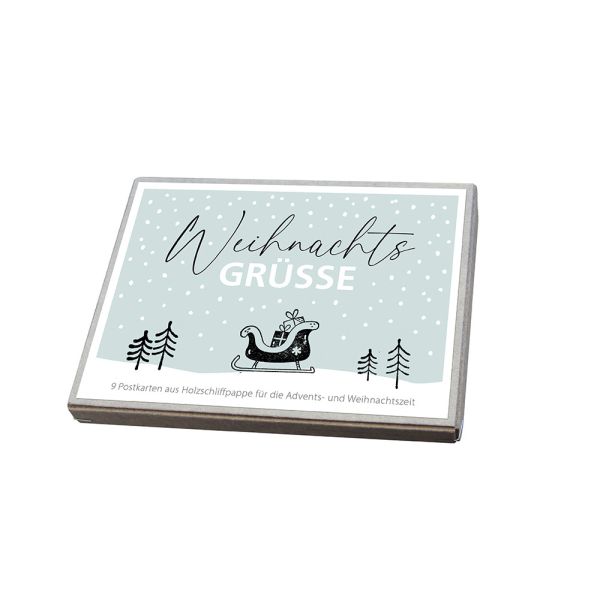 Weihnachtsgrüße - Postkartenbox