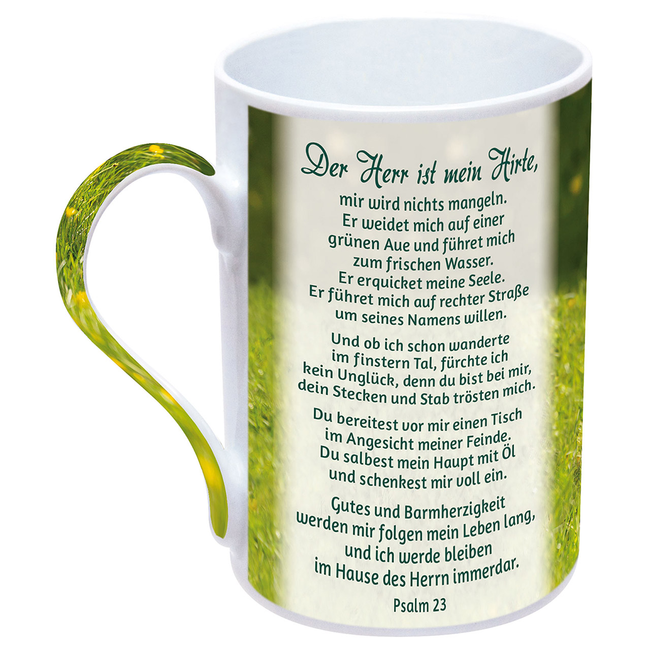 Tasse - Der Herr ist mein Hirte - Schaf Lamm Wiese