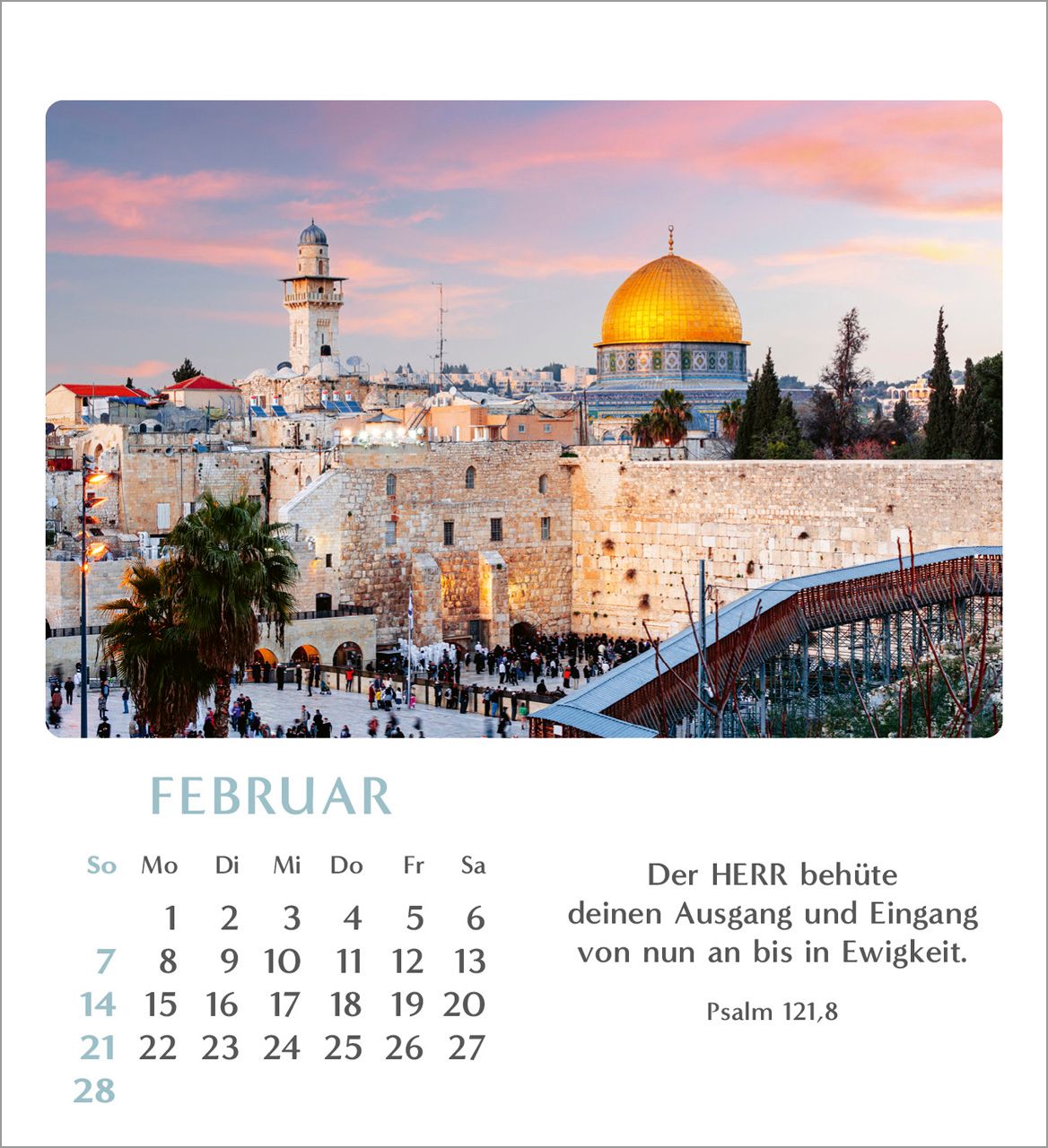 Tischkalender - Geliebtes Israel 2027