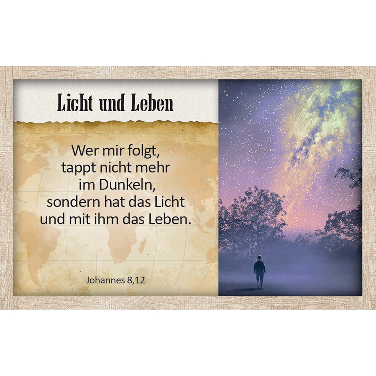 Karten-Box Kunststoff - Survival-Kit - Bretter Kiste Zelt