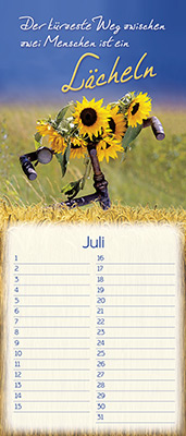 Immerwährender Kalender - Der Herr segne dich und behüte dich - Blüte im See