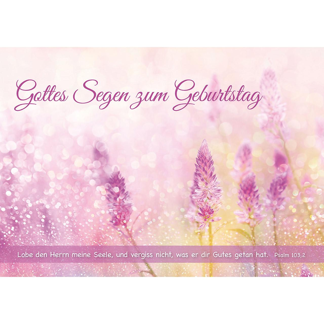 Gottes Segen zum Geburtstag
