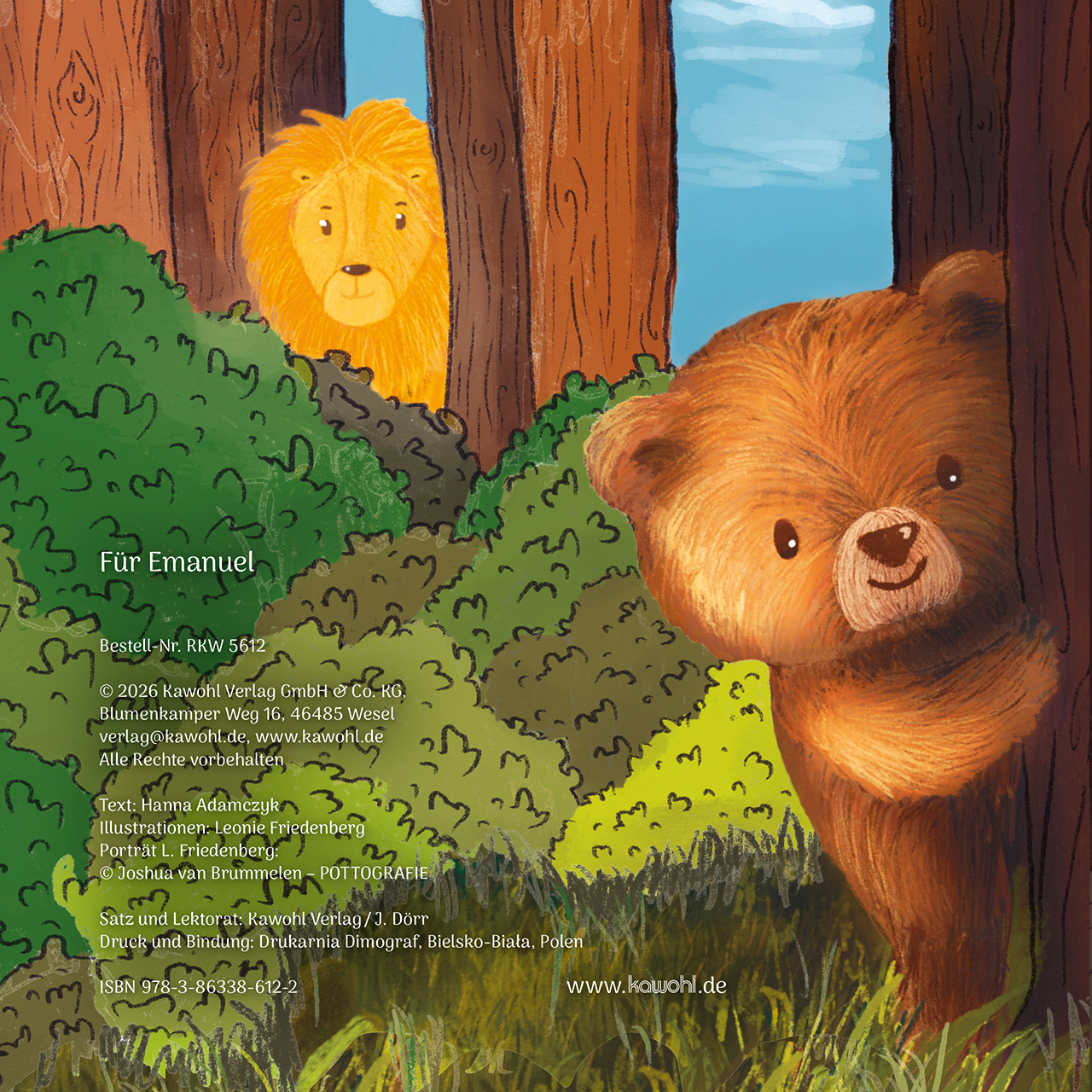 Buch - Du bist nicht allein, kleiner Bär - Bär Wald Löwe