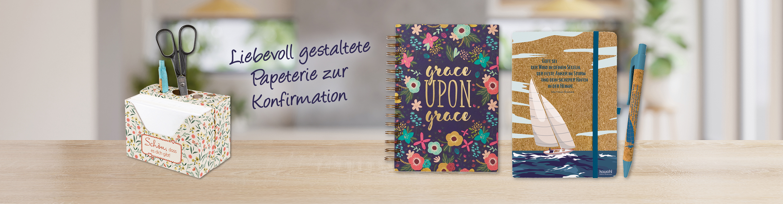Schreibwelt zur Konfirmation