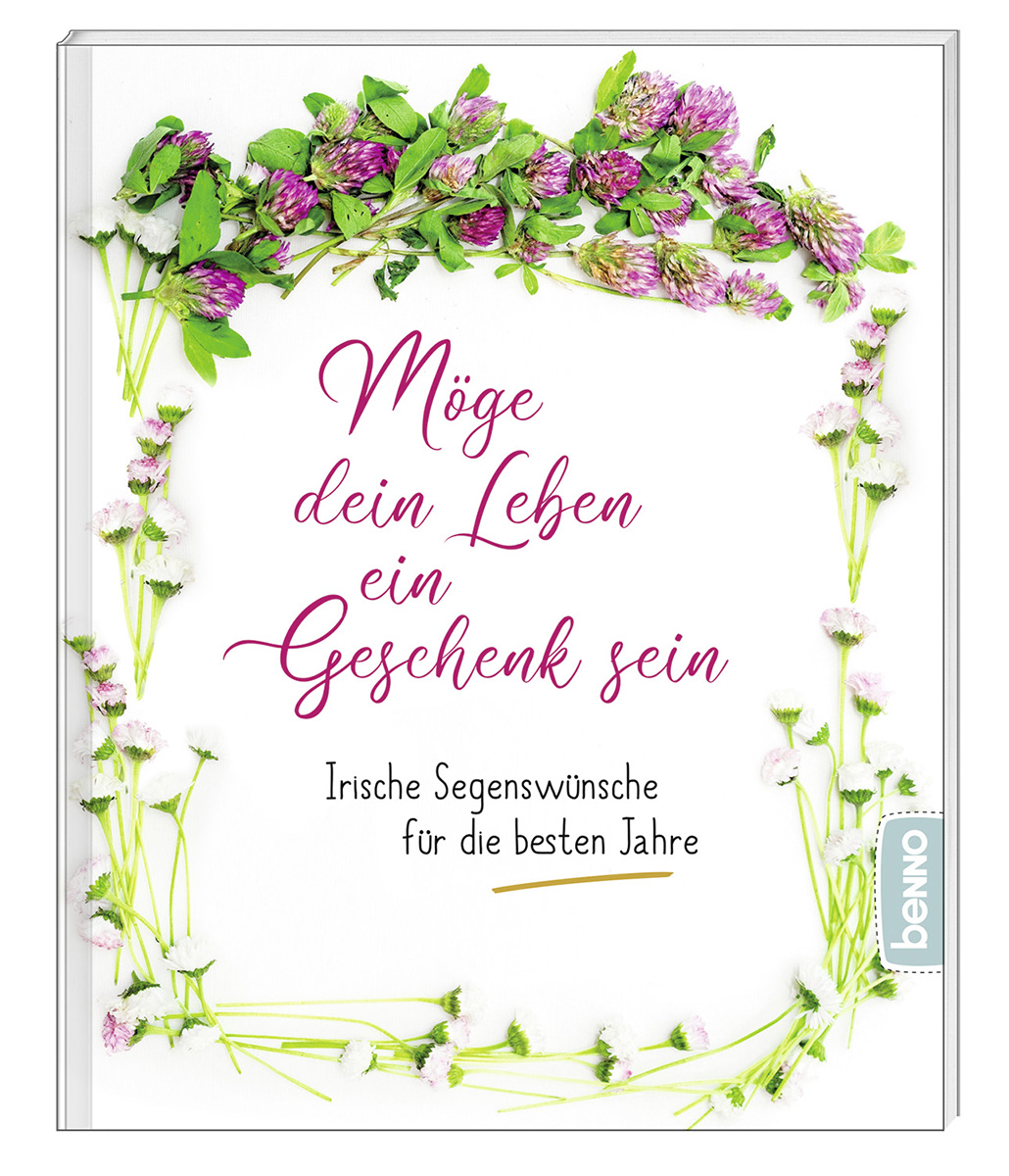 Geschenkbuch - Möge dein Leben ein Geschenk sein - Blumen Blätter Blüten Stiele