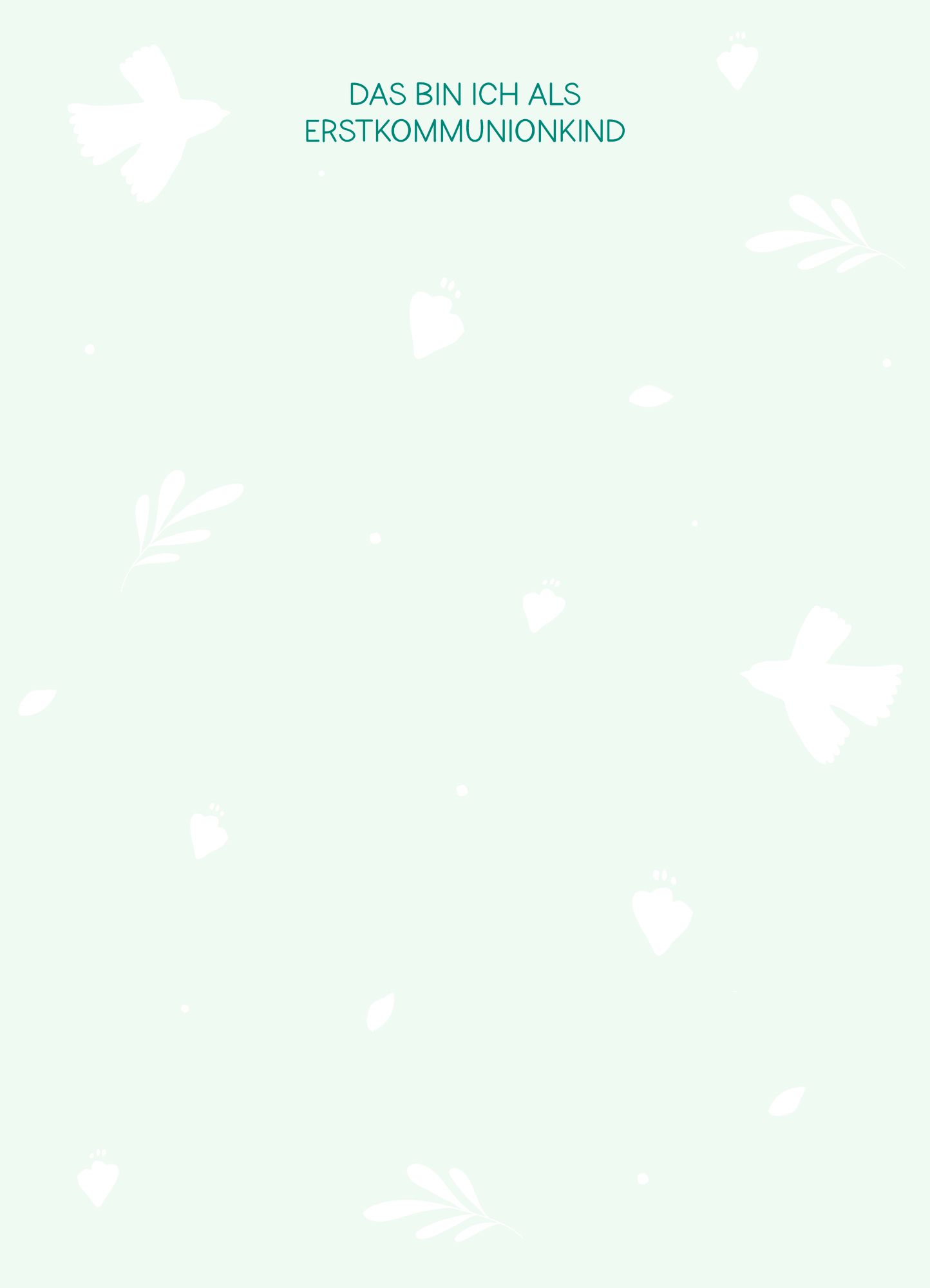 Karten-Box Papier - Meine Erstkommunion - Erinnerungsbox