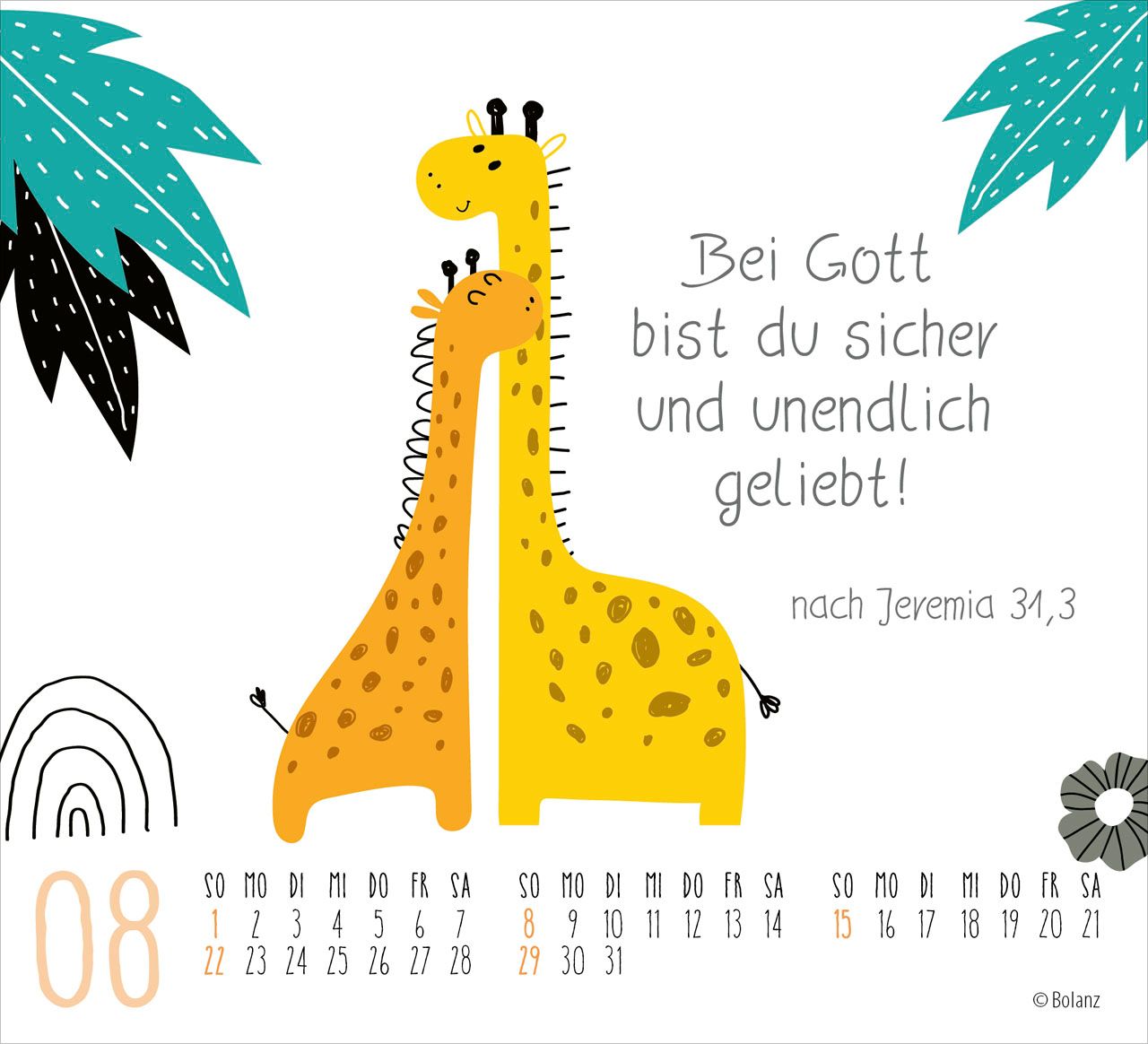 Aufstellkalender - Freunde fürs Leben 2027 Minikalender