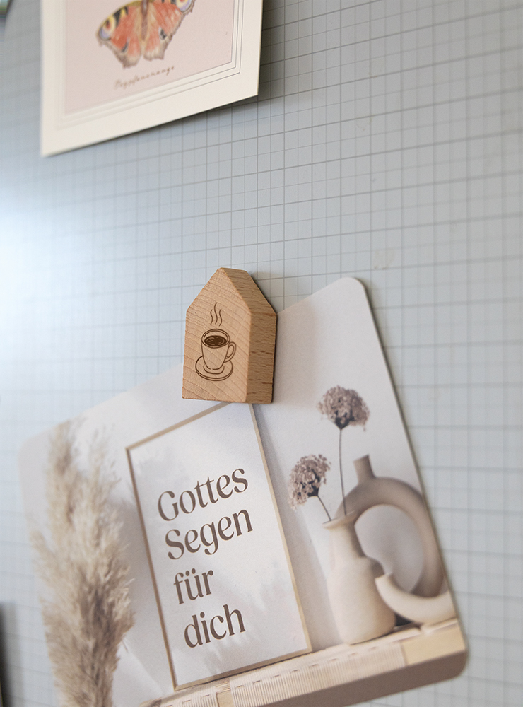 Magnet - Holzhaus Magnet "Tasse"
