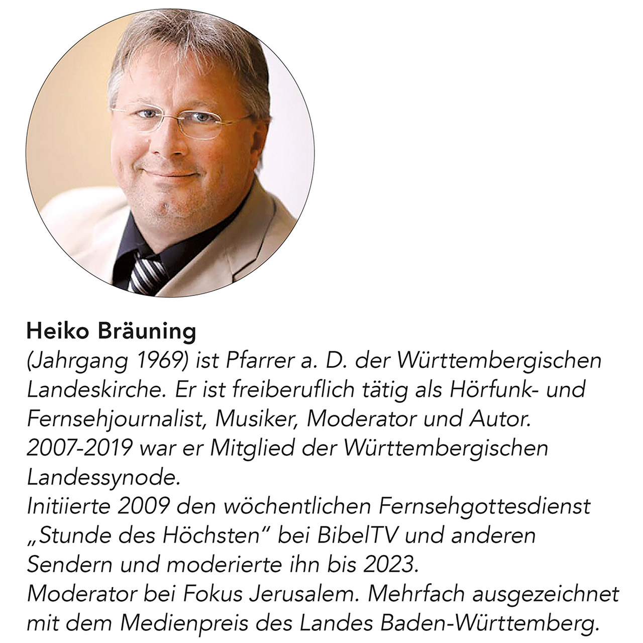 Faltkarte mit CD - Prüft alles und behaltet das Gute! - Feld Lavendel Korb Hand