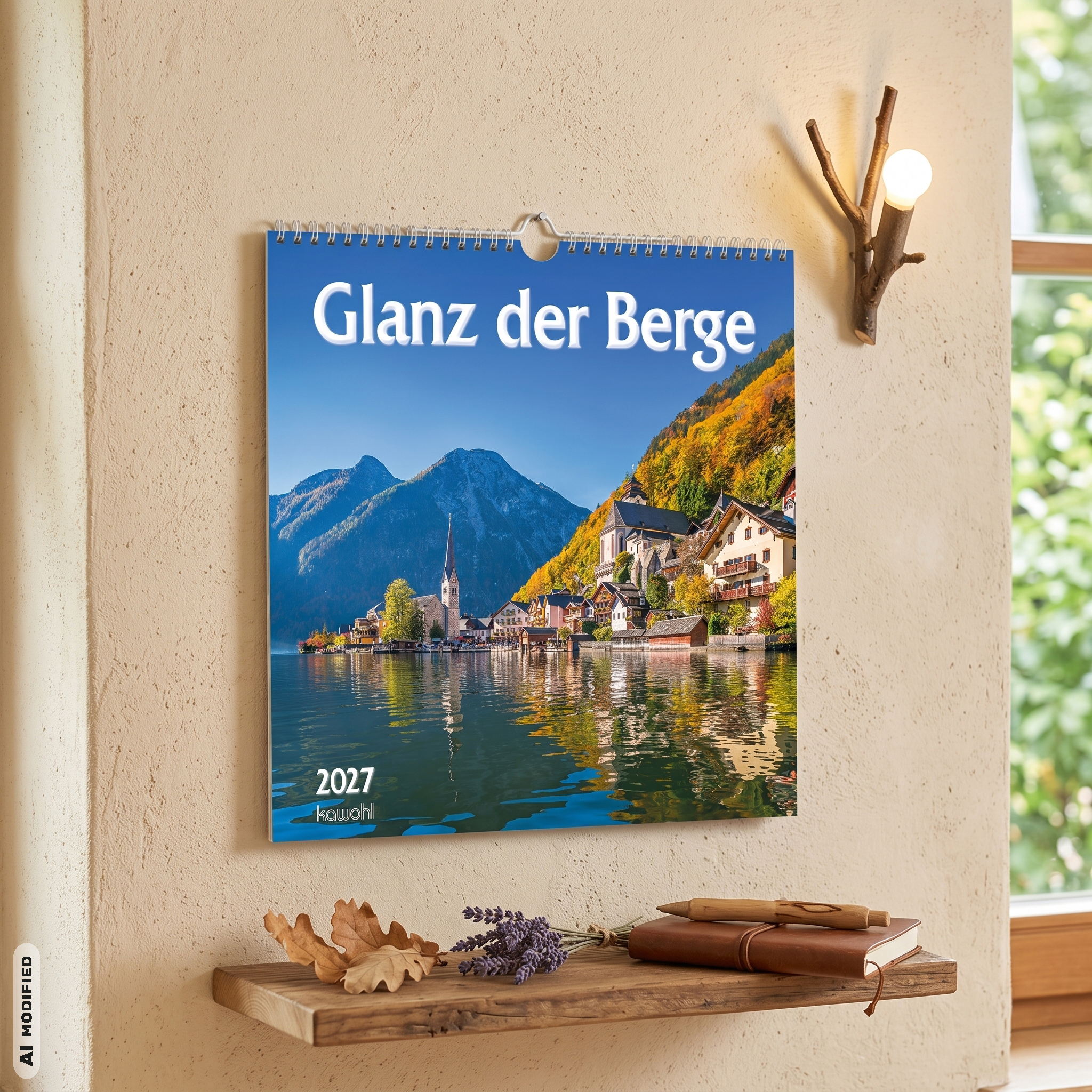 Wandkalender - Glanz der Berge 2027