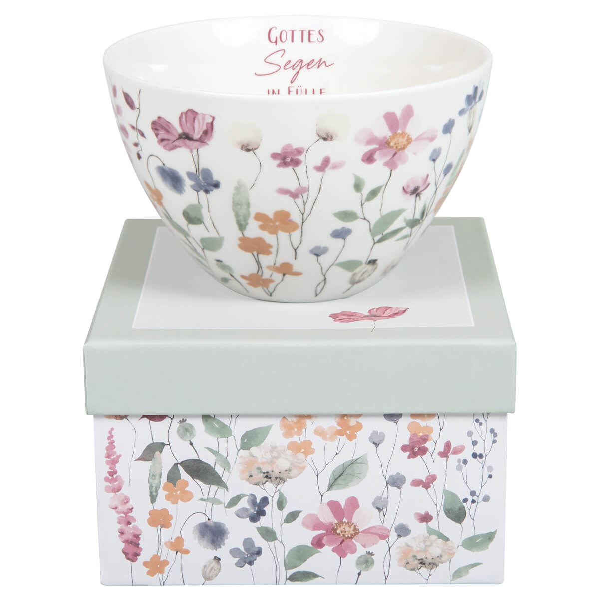 Müslischale - Müslischale in Box 'Gottes Segen in Fülle'