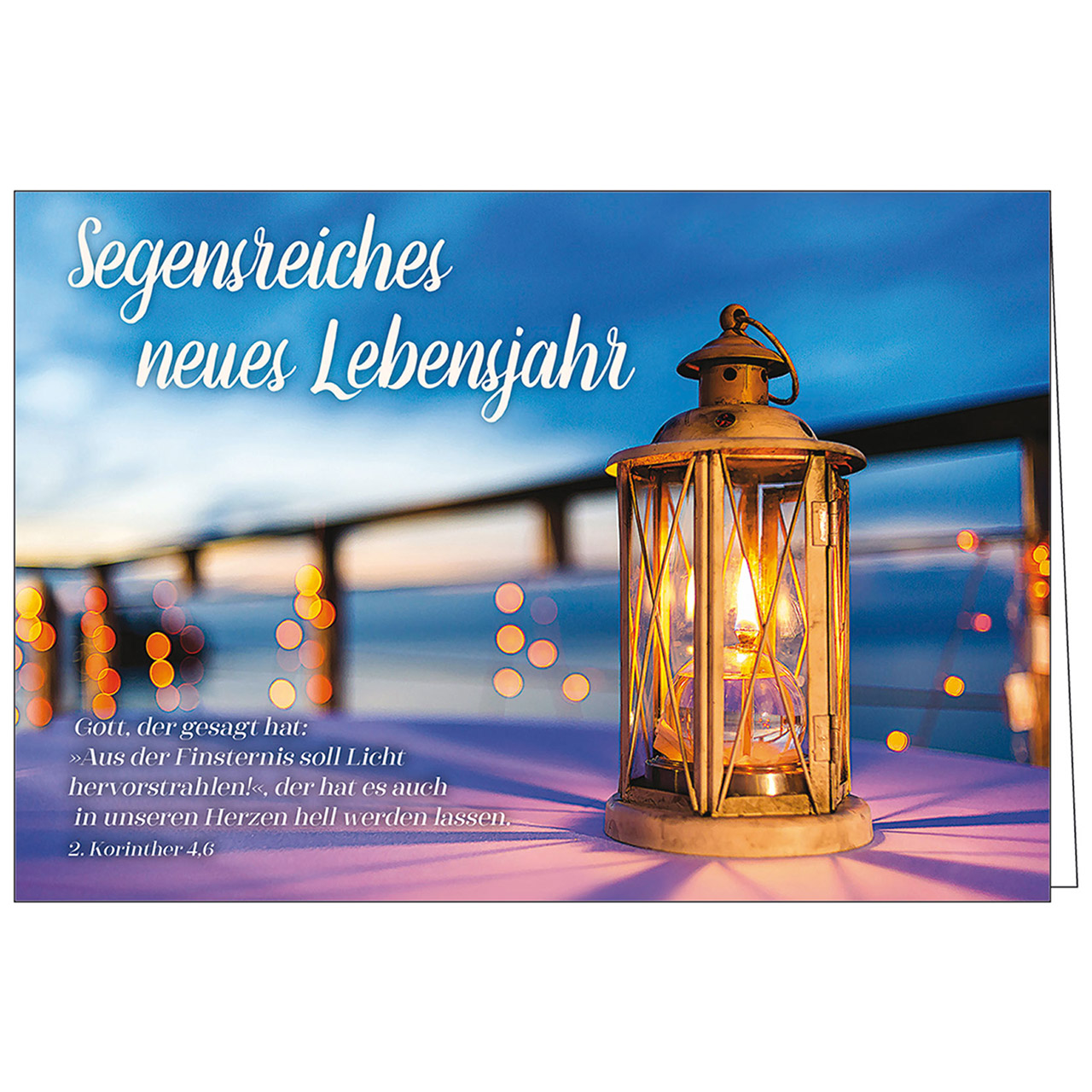 Segensreiches neues Lebensjahr