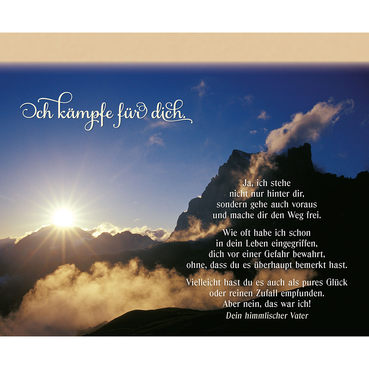 Aufstellbuch - Ich bin hier, nah bei dir! - Lavendel Stuhl Hut