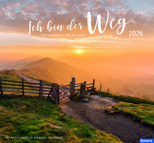 Ich bin der Weg 2026 - Wandkalender