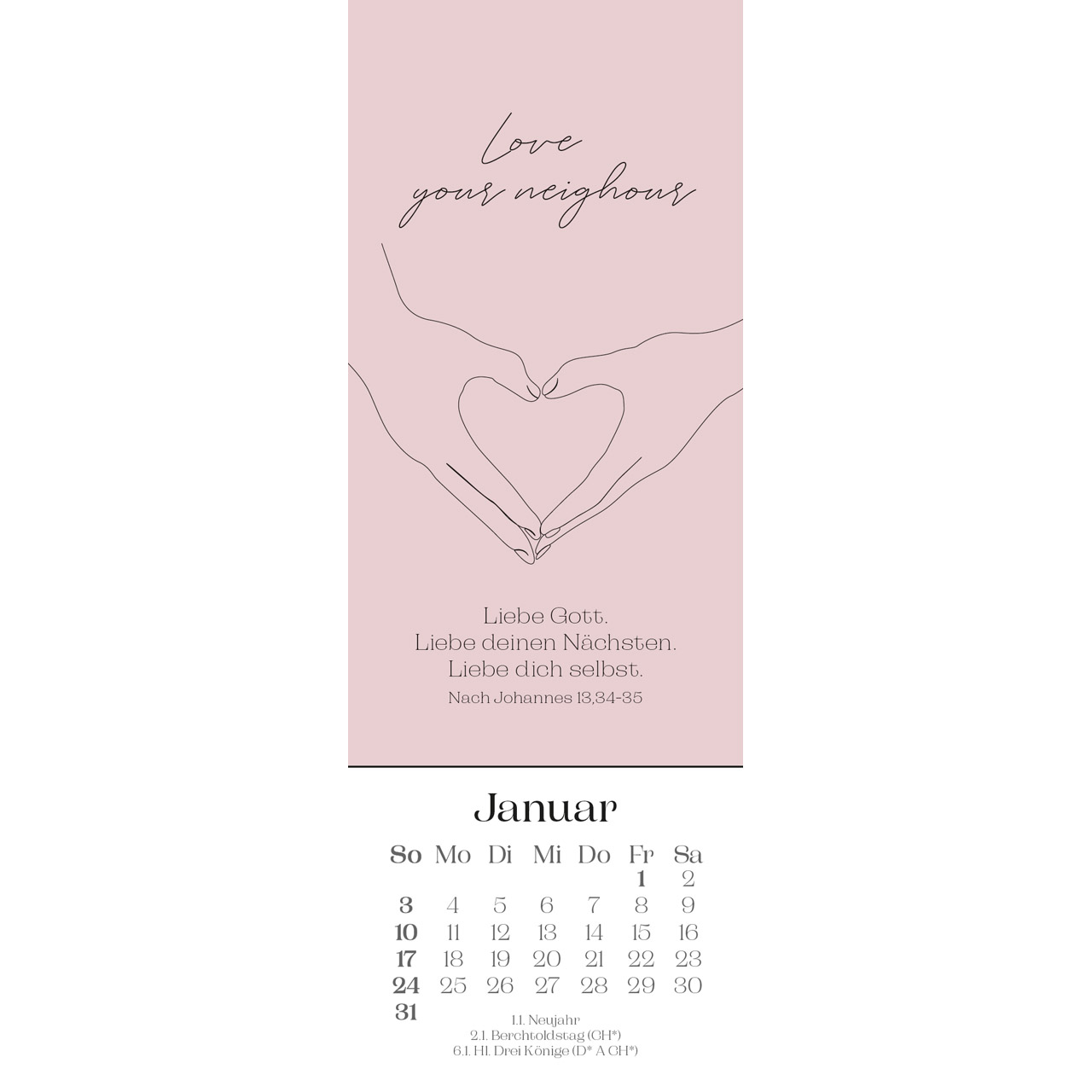 Lesezeichenkalender - Wonderfully designed 2027