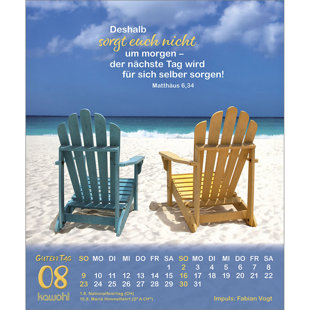 Postkartenkalender - Guten Tag 2026