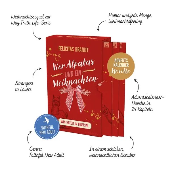 Buch - Vier Alpakas und ein Weihnachten