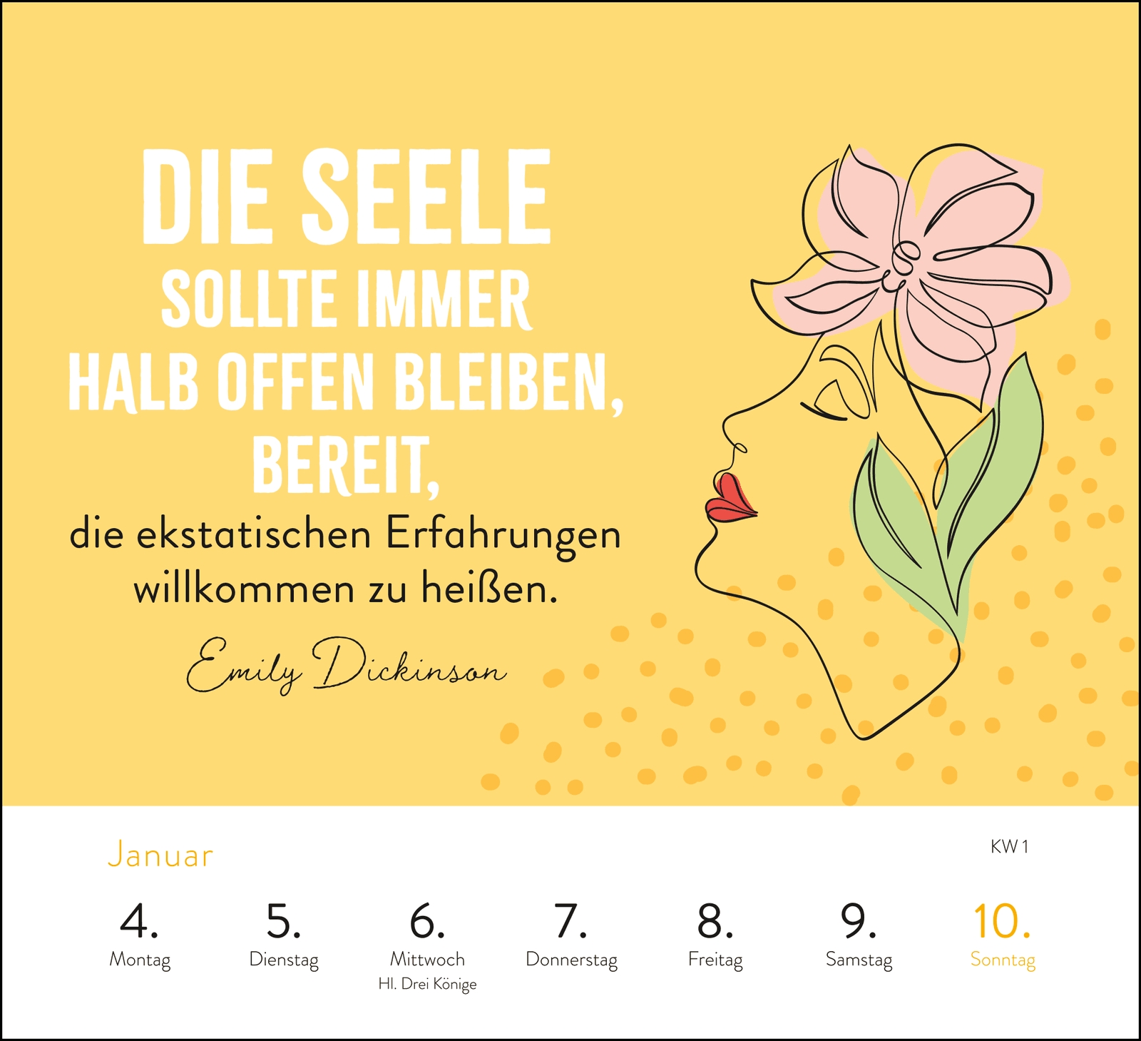 Aufstellkalender - Sei stark. Sei anders. Sei DU. 2027