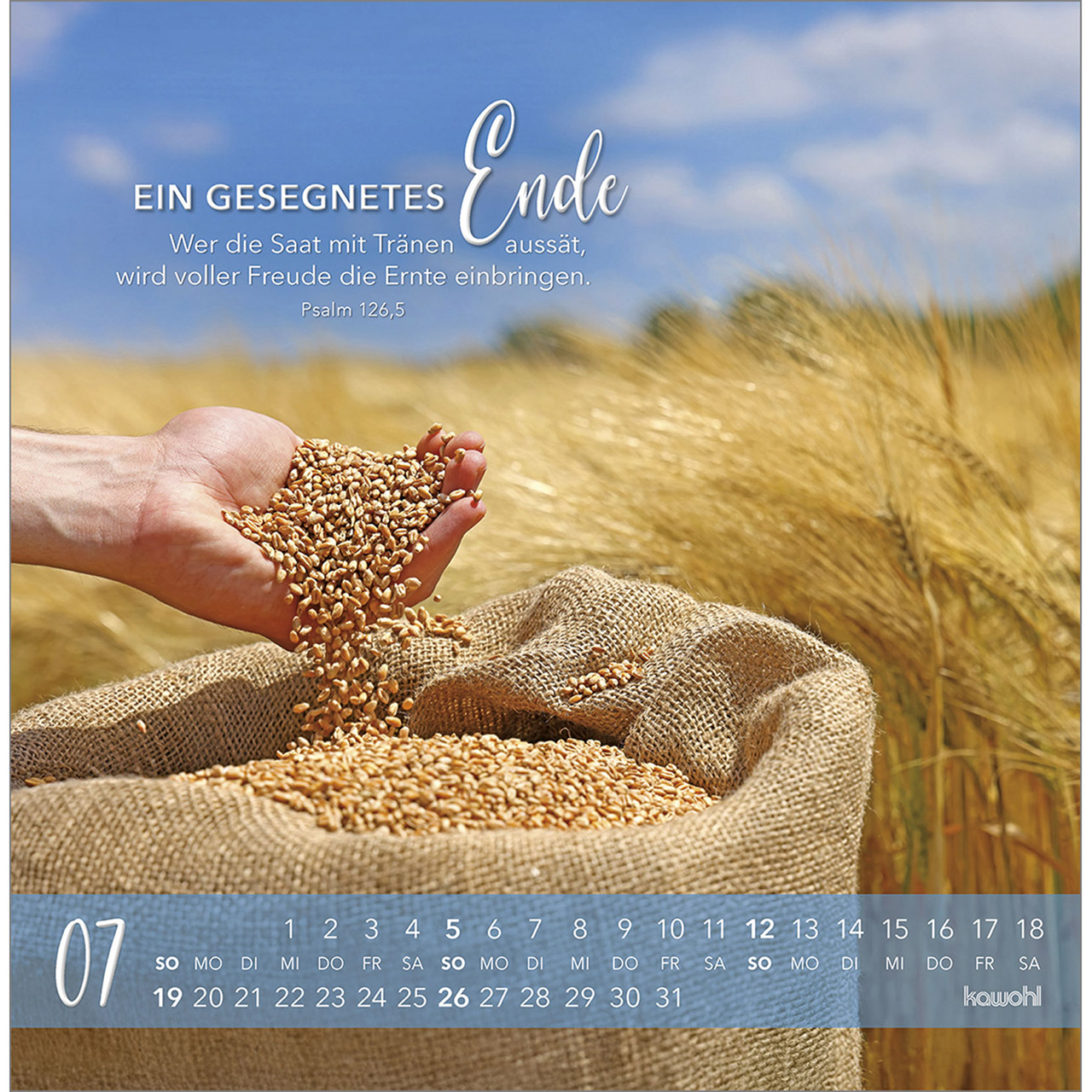 Postkartenkalender - Die Liebe bleibt bestehn 2026