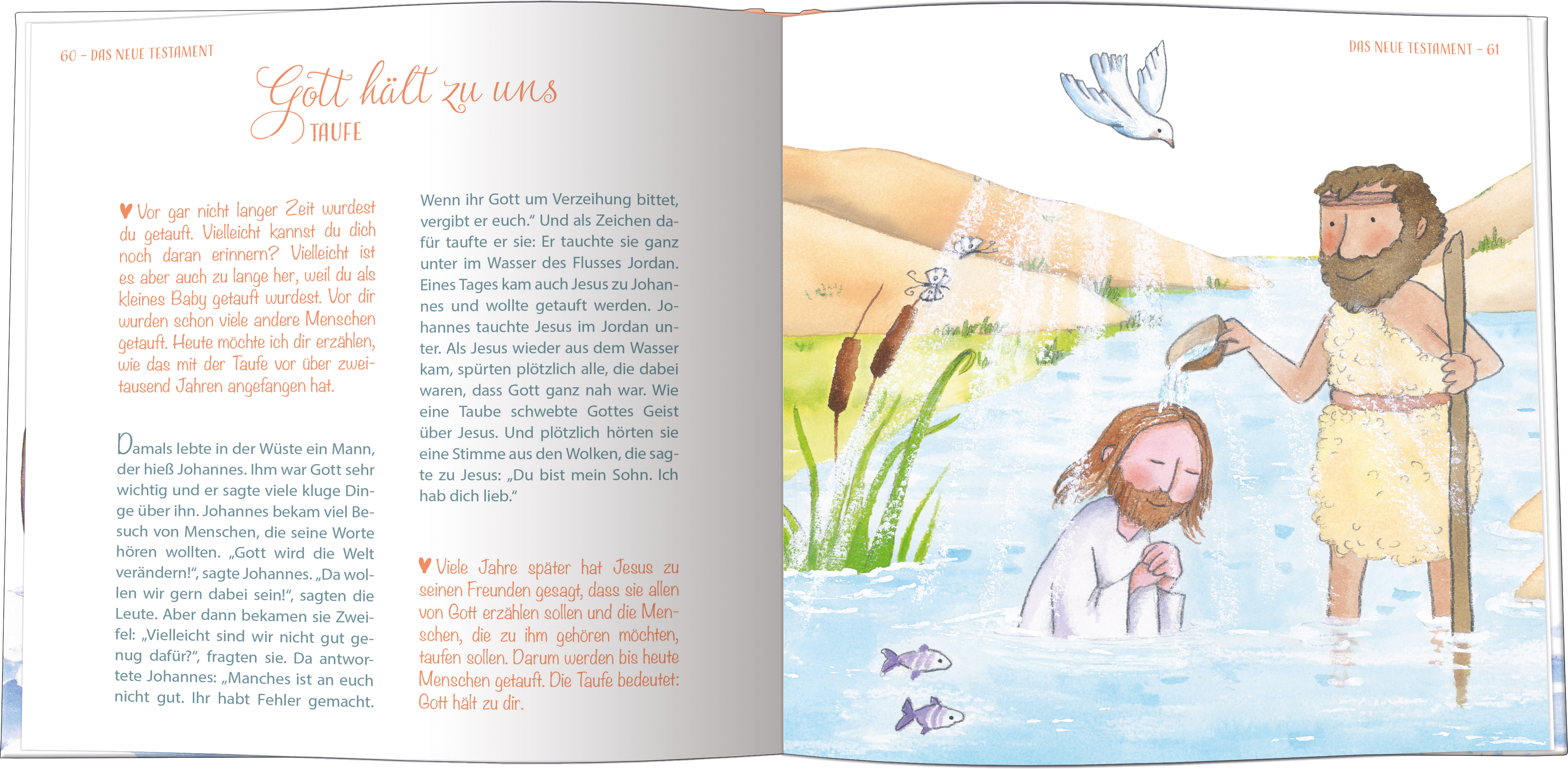 Kinderbibel - Meine Bibel zur Taufe - Wal Fische Wasser Wellen