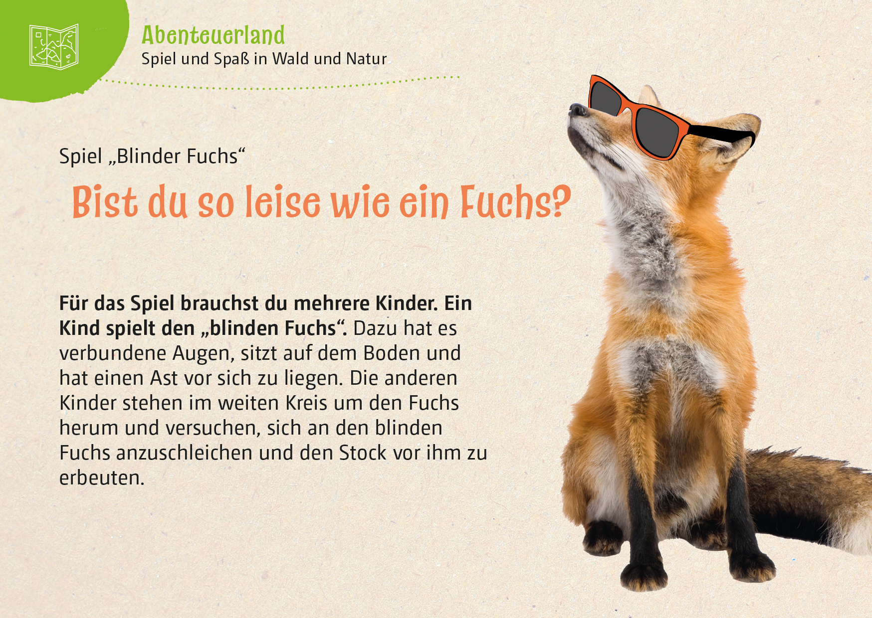 Spiel & Spaß - Abenteuer Wald