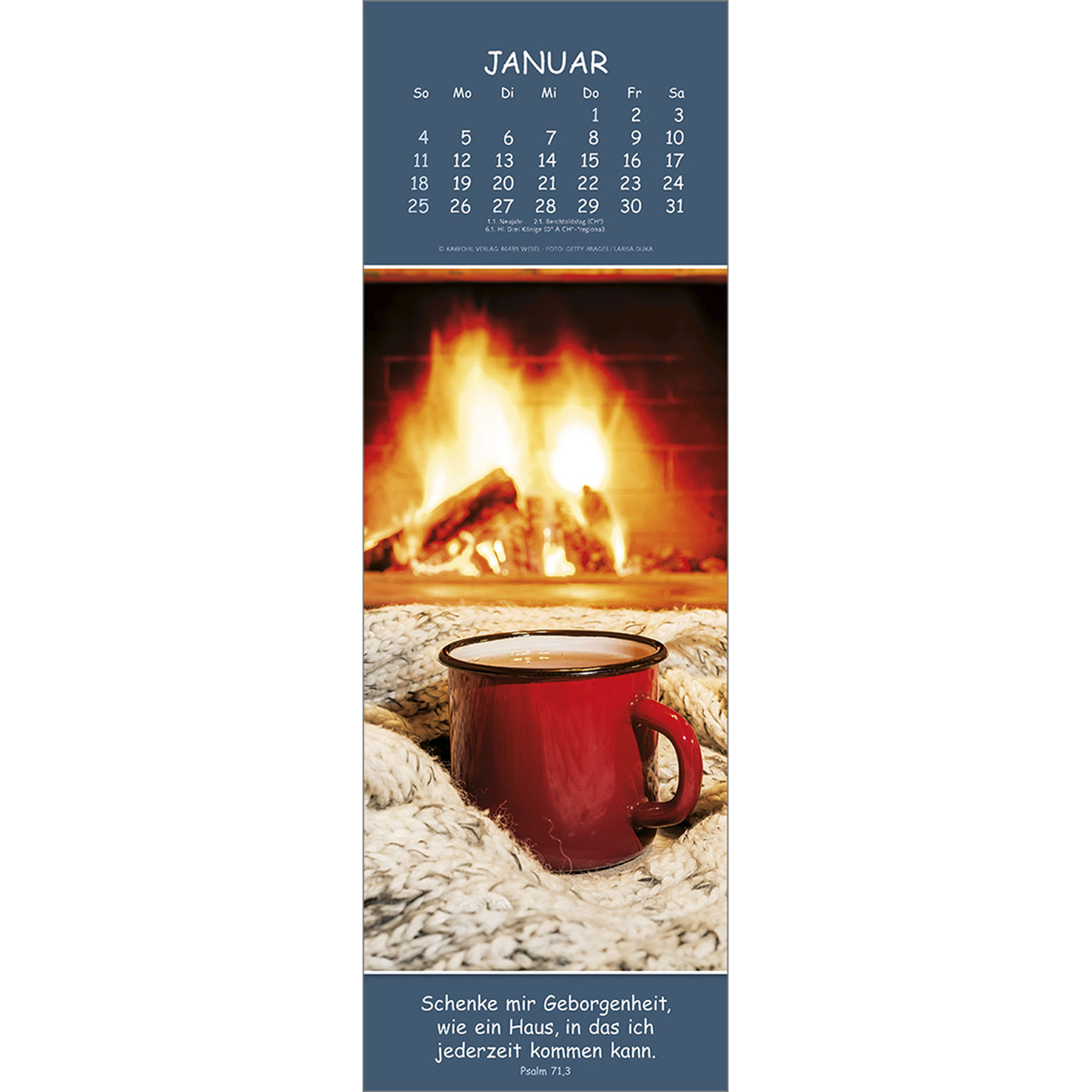 Wandkalender - Gedanken des Friedens 2026