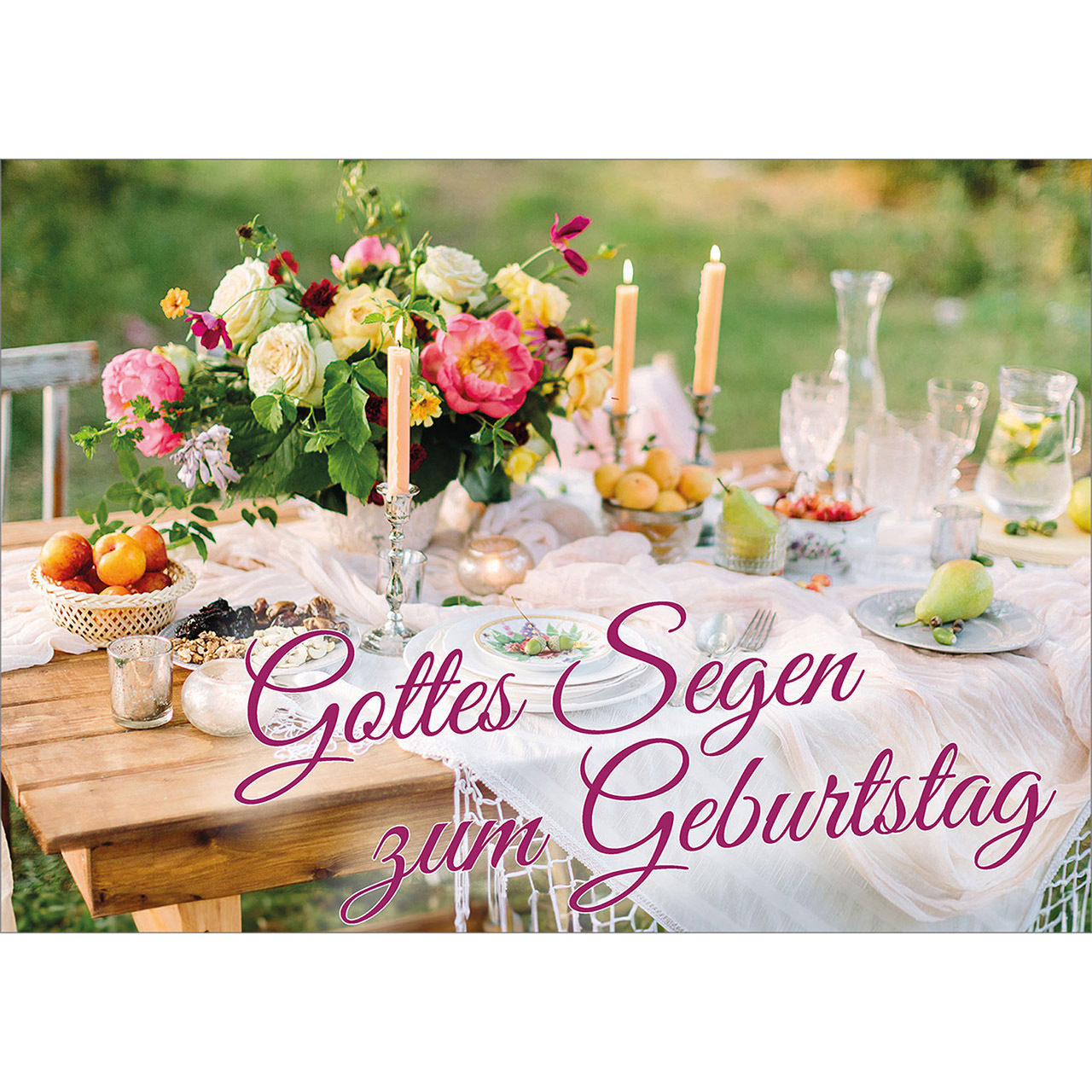 Gottes Segen zum Geburtstag