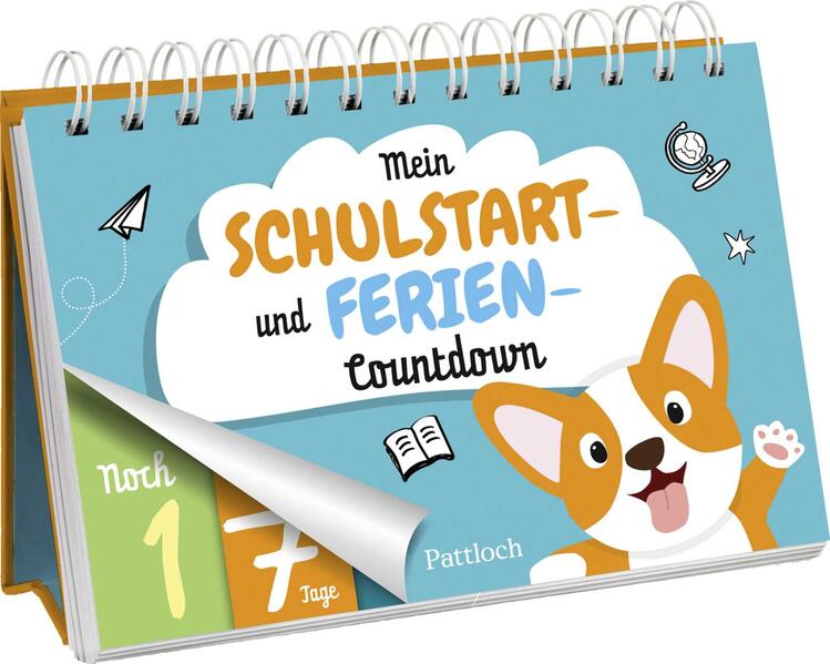 Aufstellbuch - Mein Schulstart- und Ferien-Countdown