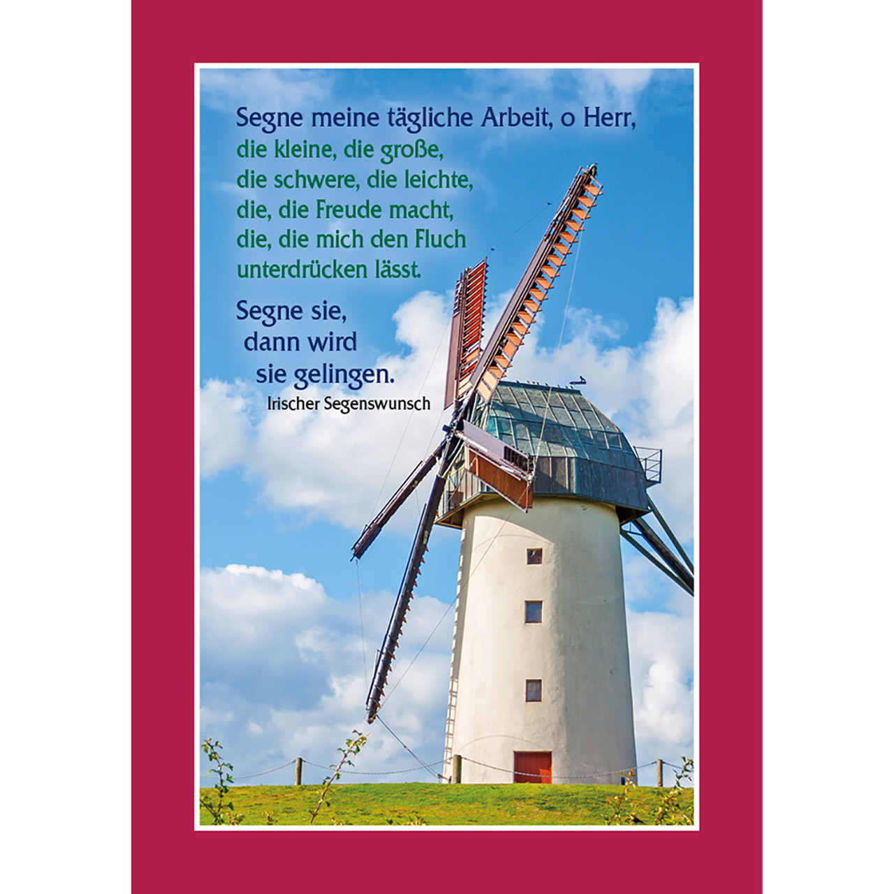 Aufkleberbuch - Möge Gott dein Leben segnen - Küste Meer Felsen