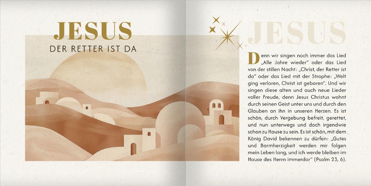 Grußheft - Friede sei mit dir