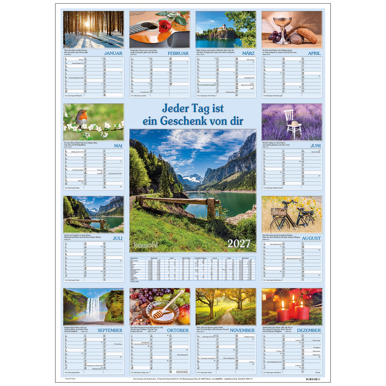 Notizblock - Über allen Hiobs Botschaften - Leuchtturm Felsen Meer