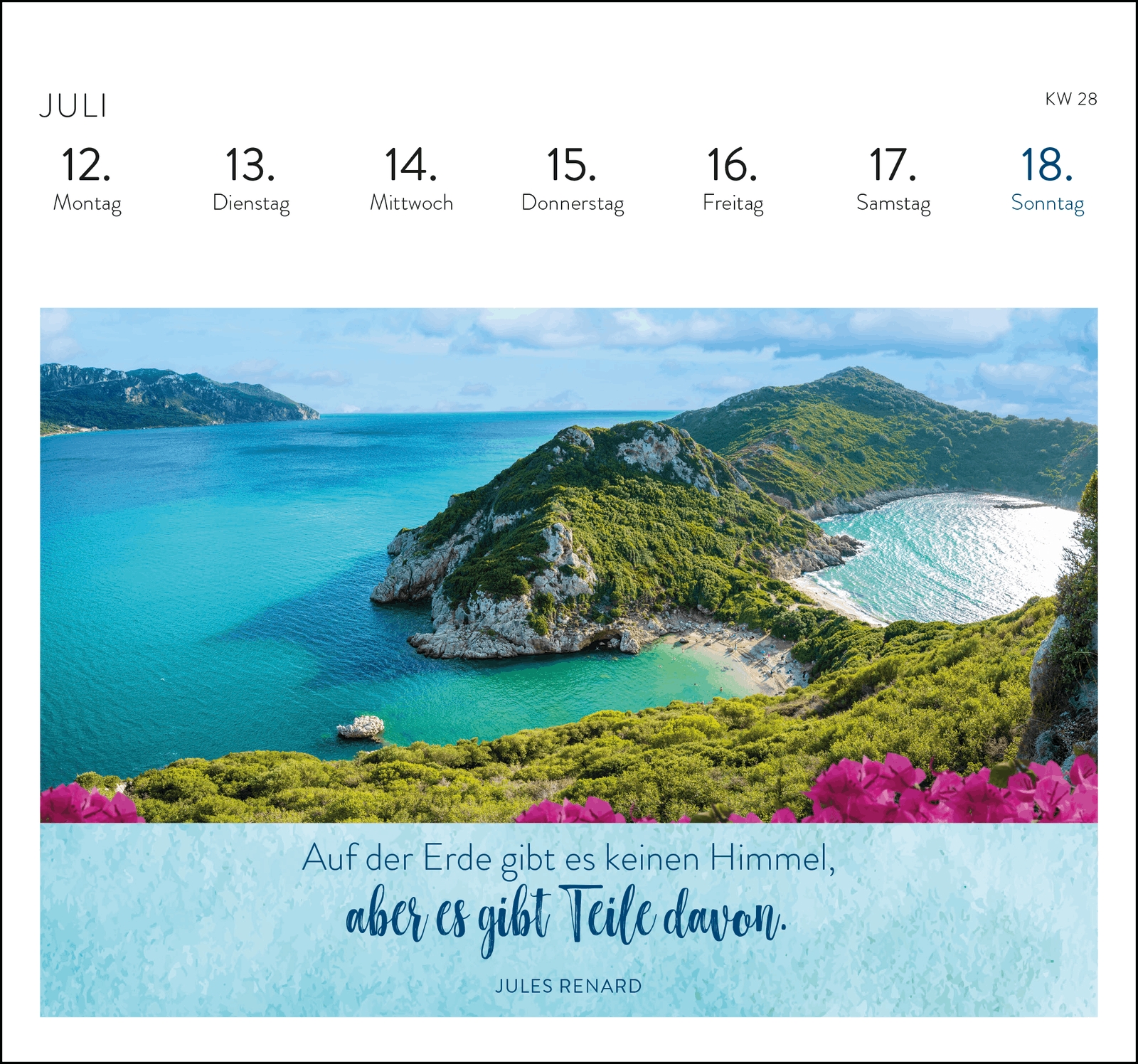 Postkartenkalender - Träume vom Meer 2027