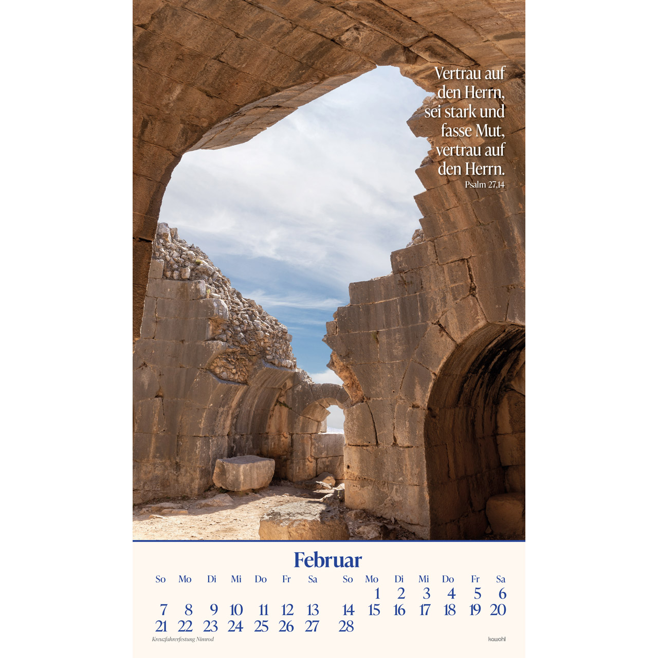 Posterkalender - Das Heilige Land 2027