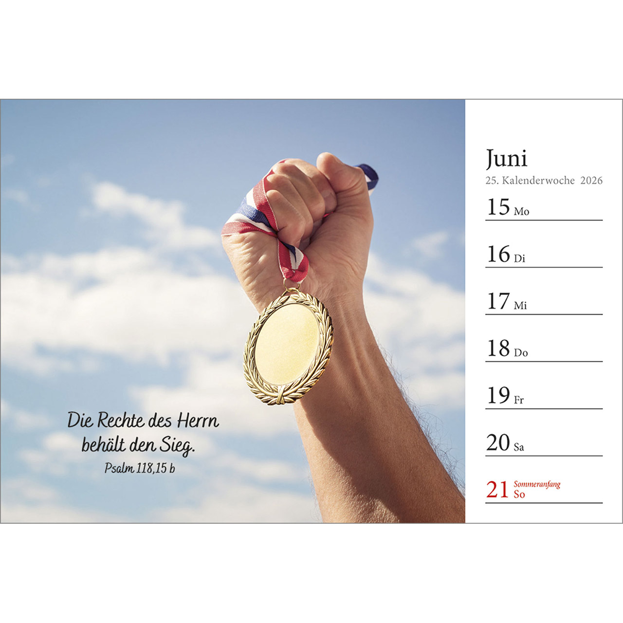Tischkalender - In deine Hand stell ich den Tag 2026