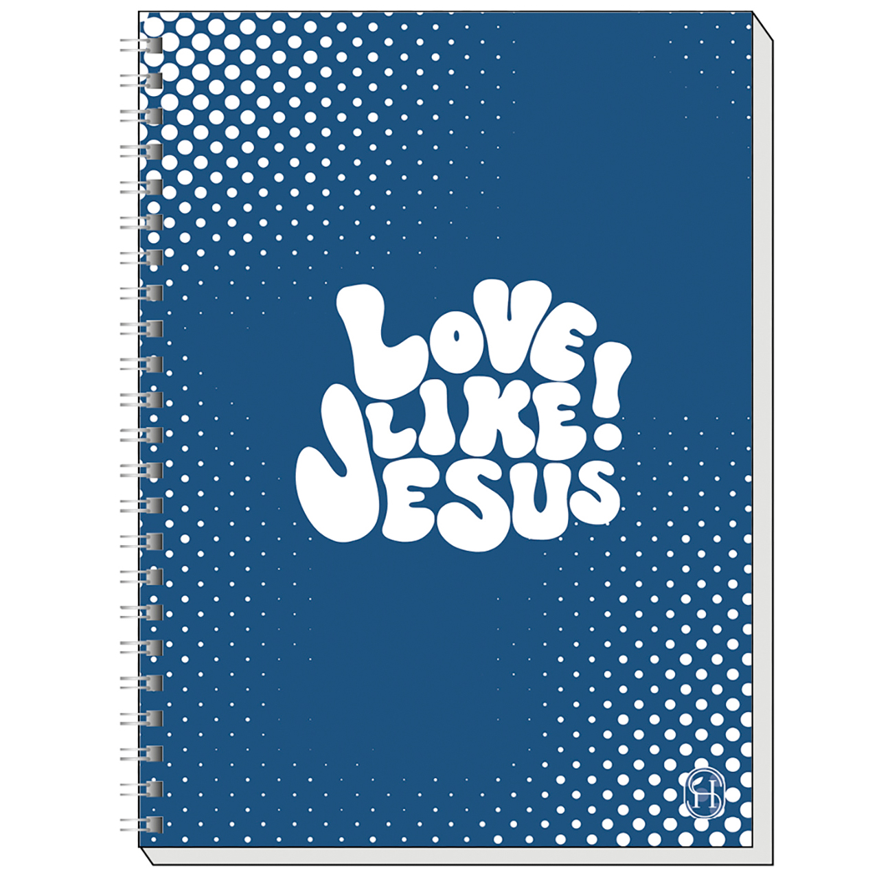 Notizbuch - Love like Jesus! - Bubble Font Punkte