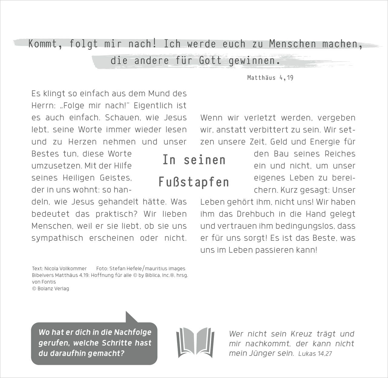 Tischkalender - Weg - Licht - Leben 2027 Tischkalender