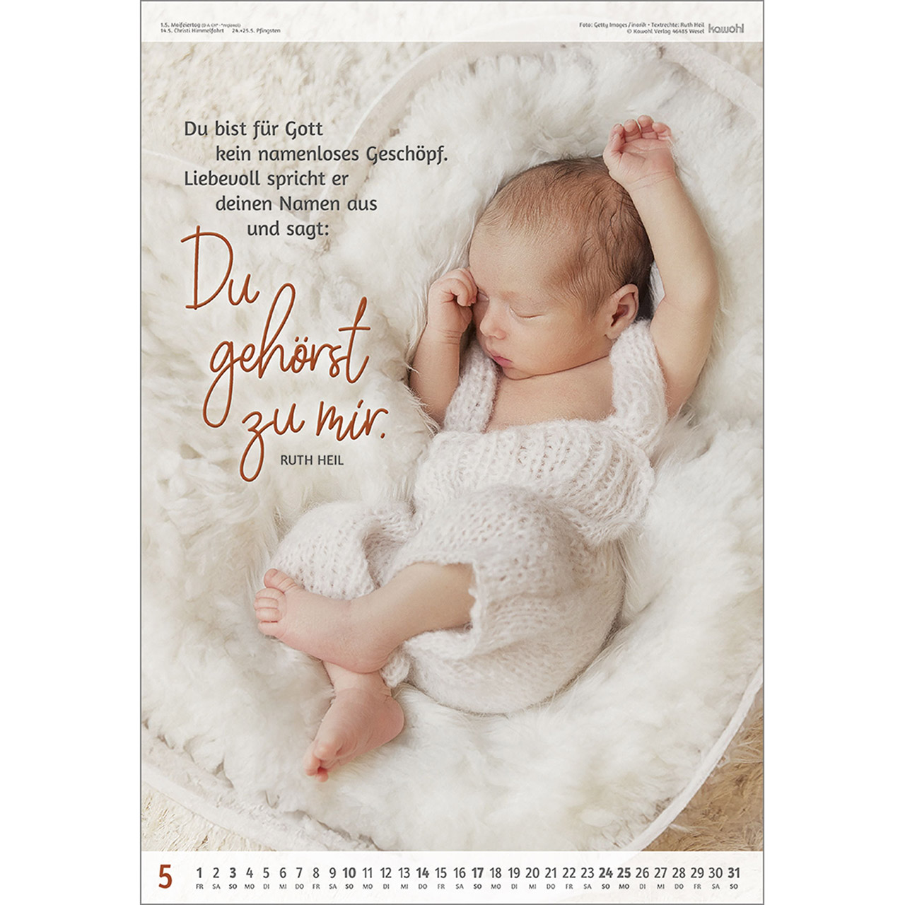 Wandkalender - Du bist so wertvoll 2026
