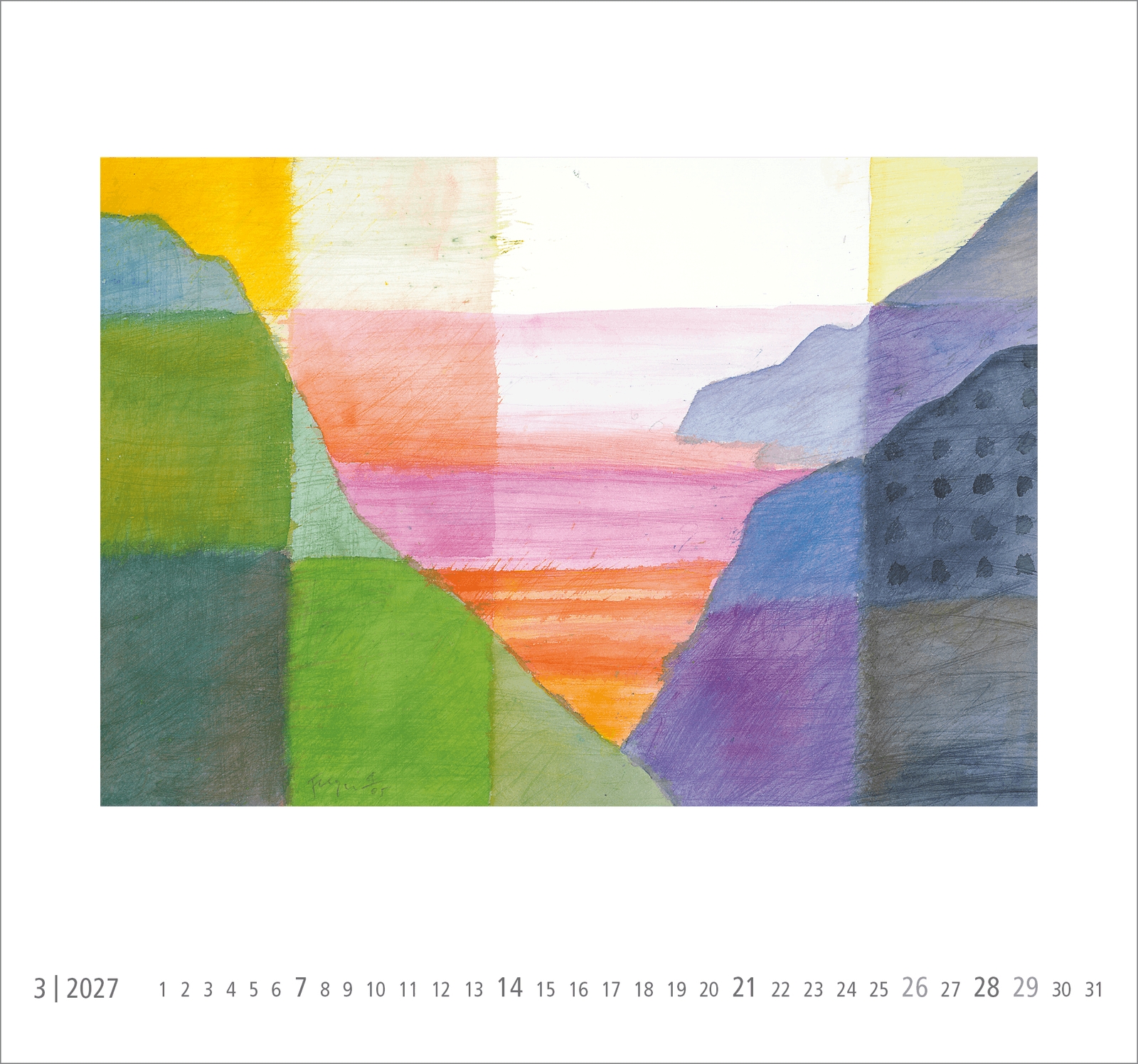 Postkartenkalender - Neue Horizonte 2027