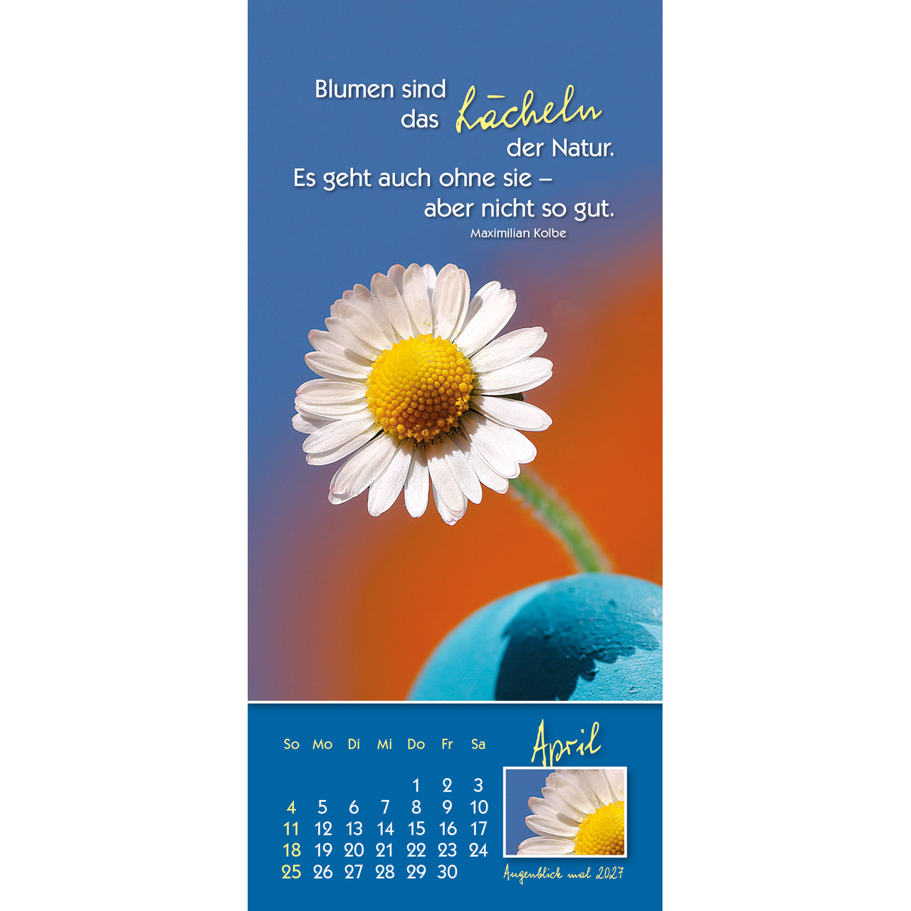 Aufstellkalender - Augenblick mal 2027