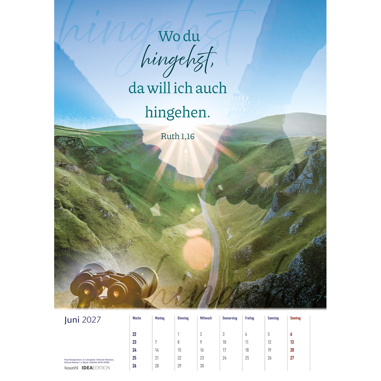 Posterkalender - Auf seinem Weg 2027