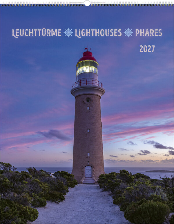 Wandkalender - Leuchttürme - Lighthouses - Phares 2027