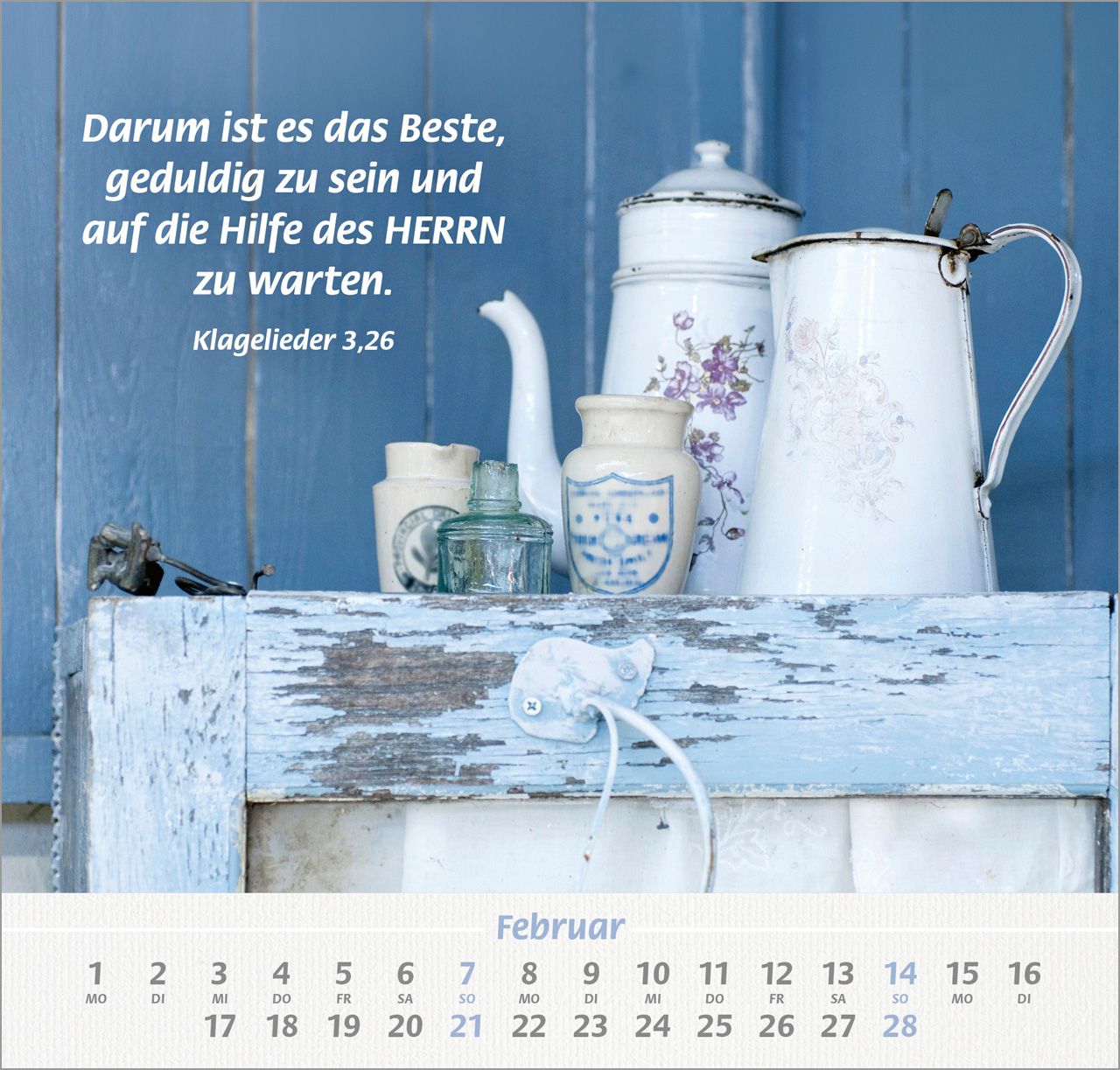 Wandkalender - Denn du bist bei mir 2027 Wandkalender